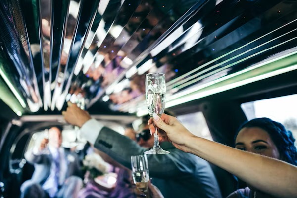 transportlinehub.xyz limousine service showcasing satisfied customers enjoying luxury transportation experiences.